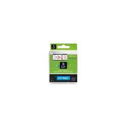 Feliratozógép szalag Dymo D1 S0720850/45805 24mmx7m, ORIGINAL, fehér/fekete Irodatechnika, kellékei Dymo