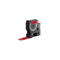 Feliratozógép szalag Dymo D1 S0720870/45807 19mmx7m, ORIGINAL, fekete/piros Irodatechnika, kellékei Dymo