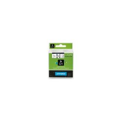 Feliratozógép szalag Dymo D1 S0720930/53713 24mmx7m, ORIGINAL, fekete/fehér Irodatechnika, kellékei Dymo