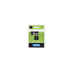 Feliratozógép szalag Dymo D1 S0721010/53721 24mmx7m, ORIGINAL, fehér/fekete Irodatechnika, kellékei Dymo