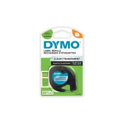 Feliratozógép szalag Dymo Letratag S0721530/12268 12mmx4m ORIGINAL víztiszta Irodatechnika, kellékei Dymo