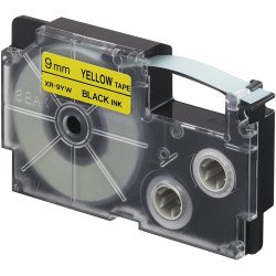 Feliratozógép szalag XR-9YW1 9mmx8m Casio fekete/sárga Irodatechnika, kellékei Casio
