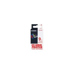 Feliratozógép szalag XR-9WER1 9mmx8m Casio piros/fehér Irodatechnika, kellékei Casio