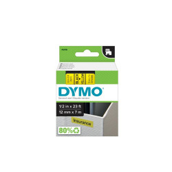Feliratozógép szalag Dymo D1 S0720580/45018 12mmx7m ORIGINAL fekete/sárga Irodatechnika, kellékei Dymo