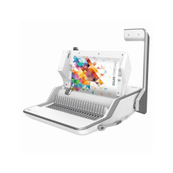 Spirálozógép, műanyag spirálkötéshez, 300lap, 3in1 manuális, Fellowes® LYRA Irodatechnika, kellékei Fellowes