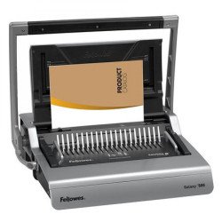 Spirálozógép, műanyag spirálkötéshez, manuális, 500lap, Fellowes® Galaxy Irodatechnika, kellékei Fellowes