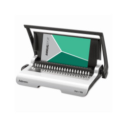 Spirálozógép, műanyag spirálkötéshez, manuális, 150lap, Fellowes® Star+ Irodatechnika, kellékei Fellowes