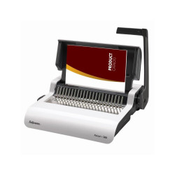 Spirálozógép, műanyag spirálkötéshez, manuális, 300lap, Fellowes® Pulsar+ Irodatechnika, kellékei Fellowes