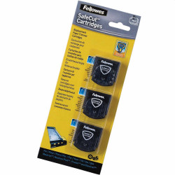 Vágókés görgős vágógépekhez, hullámos vágás, perforálás, hajtott vágás, Fellowes® 3 db/csomag, Irodatechnika, kellékei Fellowes