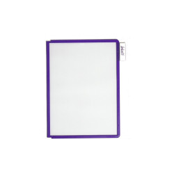 Bemutatótábla panel, A4, 5 db/csomag, Durable Sherpa lila