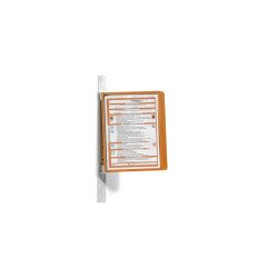 Bemutatótábla tartó, Durable Vario® Magnet Wall 5, narancssárga Irodatechnika, kellékei Durable