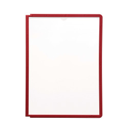 Bemutatótábla panel, A4, 5 db/csomag, Durable Sherpa piros Irodatechnika, kellékei Durable