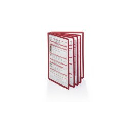 Bemutatótábla panel, A4, 5 db/csomag, Durable Sherpa piros Irodatechnika, kellékei Durable