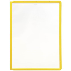 Bemutatótábla panel, A4, 5 db/csomag, Durable Sherpa sárga Irodatechnika, kellékei Durable