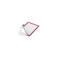 Infókeret A4, 5 db/csomag, Durable Duraframe® Magnetic piros Irodatechnika, kellékei Durable