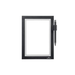 Infókeret A5, öntapadó hátlap, mágneses záródás Duraframe® Note fekete Irodatechnika, kellékei Durable