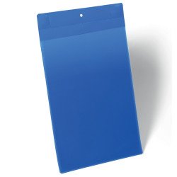Mágneses dokumentum tároló zseb A4, álló, 10 db/csomag, Durable Neodym, kék Irodatechnika, kellékei Durable