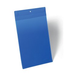 Mágneses dokumentum tároló zseb A4, álló, 10 db/csomag, Durable Neodym, kék Irodatechnika, kellékei Durable