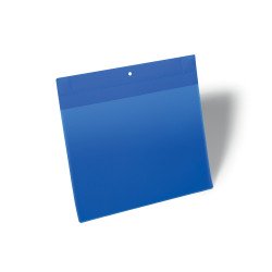 Mágneses dokumentum tároló zseb A4, fekvő, 10 db/csomag, Durable Neodym kék Irodatechnika, kellékei Durable