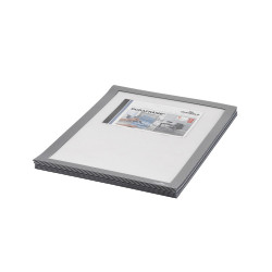 Infókeret A4, XXL csomag, 10 db/doboz, Durable Duraframe® ezüst Irodatechnika, kellékei Durable
