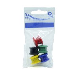 Mágnes 20mm, 10 db-os 5 féle vegyes színek Bluering® Irodatechnika, kellékei Bluering