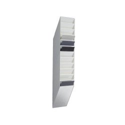 Prospektustartó A4, Durable Flexibox 12 fehér Irodatechnika, kellékei Durable