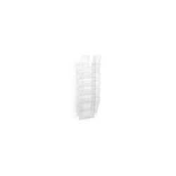 Prospektustartó A4, Durable Flexiplus 6 db/csomag, áttetsző Irodatechnika, kellékei Durable