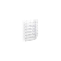 Prospektustartó A4, Durable Flexiplus 6 fekvő, áttetsző Irodatechnika, kellékei Durable