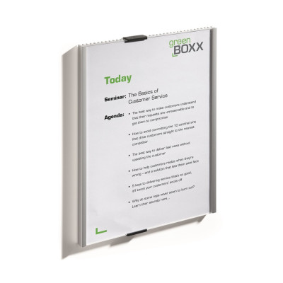 Információs tábla 210x297mm, Info Sign Durable ezüst