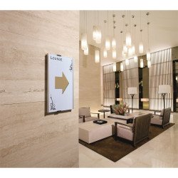Információs tábla 210x297mm, Info Sign Durable ezüst Irodatechnika, kellékei Durable