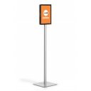 Információs tábla, padlóállvány, A4, basic Durable antracit INFO STAND BASIC