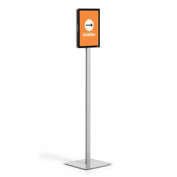 Információs tábla, padlóállvány, A4, basic Durable antracit INFO STAND BASIC