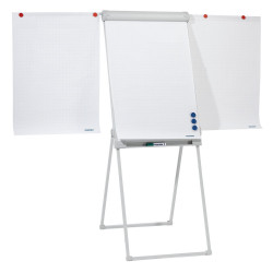 Flipchart tábla 67x95cm, mágneses, 2 db segédkarral, Proline Franken Irodatechnika, kellékei Franken