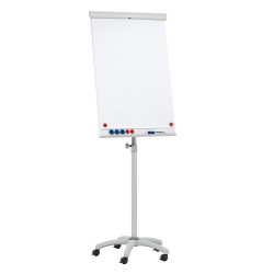 Flipchart tábla mobil 68x105cm, mágneses 5 görgős gurítható ValueLine Franken Irodatechnika, kellékei Franken
