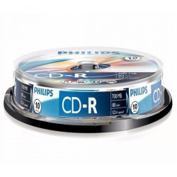 CD-R 700MB 52X cake box 10 db/doboz, Philips Számítástechnika és kellékei Philips