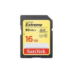 Memóriakártya SDHC Extreme KÁRTYA 16 Gb. 90MB/S, UHS-1, CL10, U3 Sandisk Számítástechnika és kellékei Sandisk