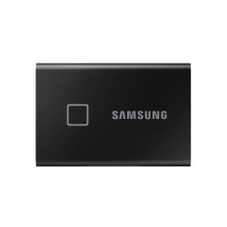 SSD meghajtó Portable SSD USB 3,.2 2TB Solid State Disk, T7 Touch, Samsung fekete Számítástechnika és kellékei Samsung