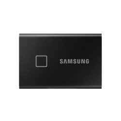 SSD meghajtó Portable SSD USB 3,.2 2TB Solid State Disk, T7 Touch, Samsung fekete Számítástechnika és kellékei Samsung