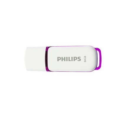 Pendrive 64Gb. USB 2.0 Philips Snow Edition fehér-lila Pendrive 64Gb. USB 2.0 Philips Snow Edition fehér-lila