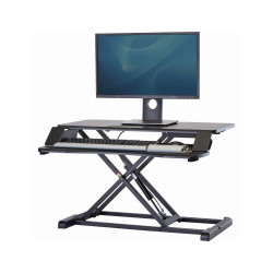 Munkaállomás ülő-álló, Fellowes® Corsivo, fekete Számítástechnika és kellékei Fellowes