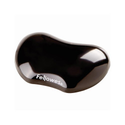 Csuklótámasz, mini, géltöltésű, Fellowes® Crystal Gel, fekete Számítástechnika és kellékei Fellowes