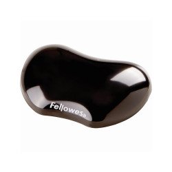 Csuklótámasz, mini, géltöltésű, Fellowes® Crystal Gel, fekete Számítástechnika és kellékei Fellowes