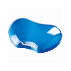 Csuklótámasz, mini, géltöltésű, Fellowes® Crystal Gel, kék Számítástechnika és kellékei Fellowes