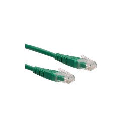 Kábel UTP CAT6, 0,5m, Roline zöld Számítástechnika és kellékei Roline