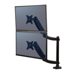 Monitortartó kar, két monitorhoz, Fellowes® Platinum Series Dual Stacking, fekete Számítástechnika és kellékei Fellowes