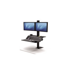 Munkaállomás ülő-álló, Fellowes® Lotus VE, két monitorhoz Számítástechnika és kellékei Fellowes
