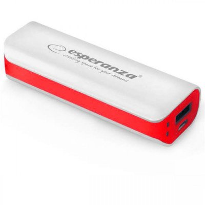 Powerbank 2200mah Joule Esperanza fehér-piros