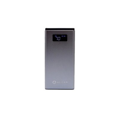 Powerbank QC10000 Alcor Power bank vésztöltő/külső akkumulátor - szürke Powerbank QC10000 Alcor Power bank vésztöltő/külső akkumulátor - szürke