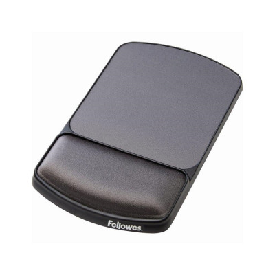 Egérpad csuklótámasszal, géltöltésű, állítható, Fellowes® Premium Gel, grafitszürke Egérpad csuklótámasszal, géltöltésű, állítható, Fellowes® Premium Gel, grafitszürke