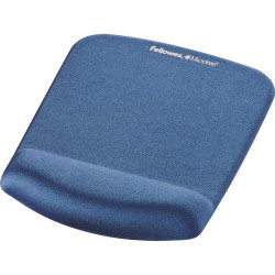 Egérpad csuklótámasszal, habtöltésű, Fellowes® PlushTouch, kék Számítástechnika és kellékei Fellowes